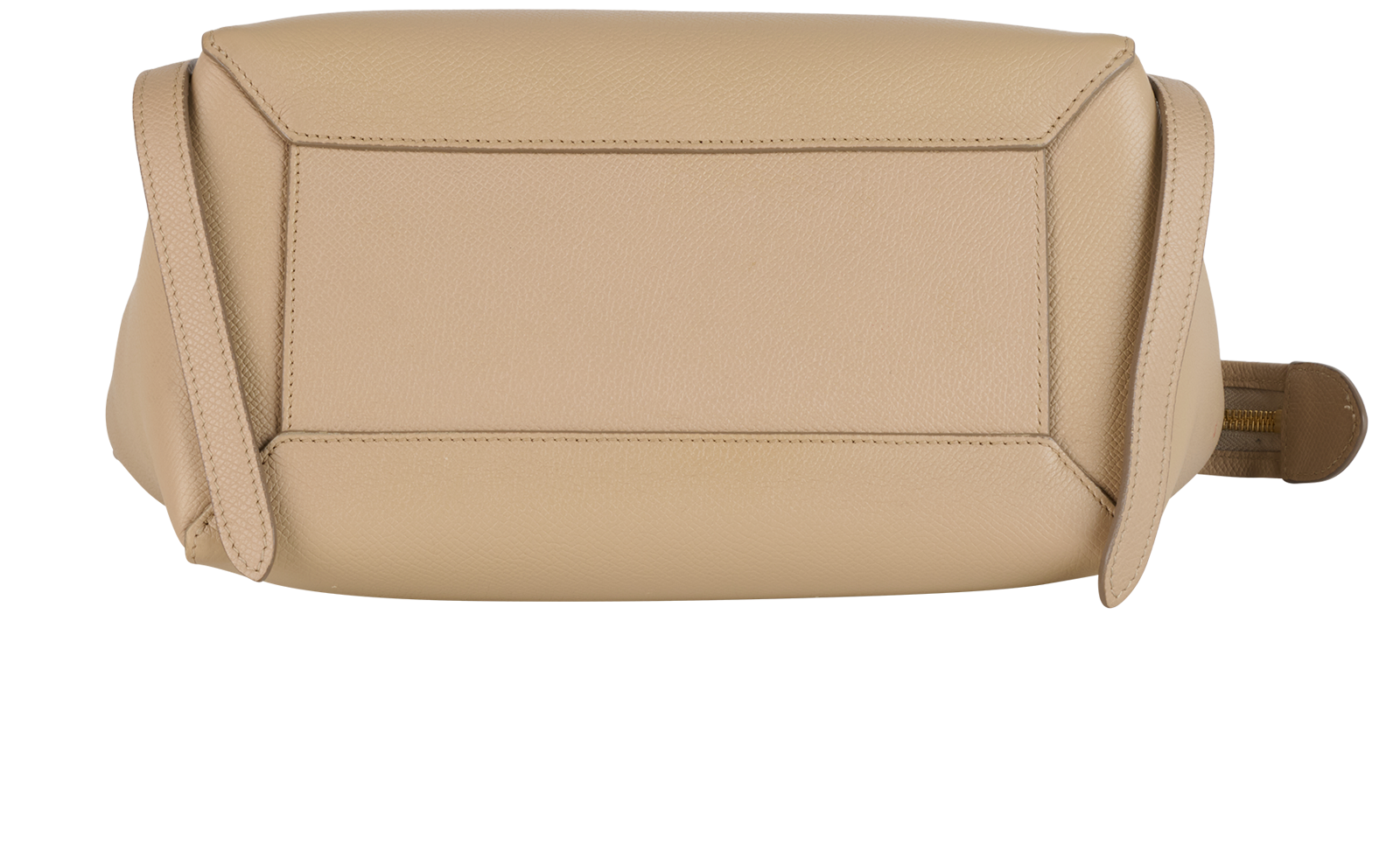 Nano Belt Bag, &pound;850, Handbags, Beige, Leather, Top view